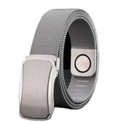 PYWJGZSX Ceinture, Ceinture En Acier Inoxydable, Ceinture Magnétique Tissée En Métal Avec Boucle Automatique En Acier Inoxydable, Boucle Automatique En Acier Inoxydable, Ceinturecorps Pour Jeunes En P