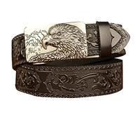 PYWJGZSX Ceinture Homme, Ceinture Élastique Colorée Avec Boucle Rapide, Taille Unique, Noir, Marron, Dragons Série D'Éléments, 41-51 Pouces / 105-130Cm, Réglable, Pour Jeans Et Vêtements Décontractés