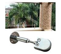 PYYDJQ Barre De Support Verticale pour Paroi De Douche en Verre | Stainless Steel Stabilizer Bracket Bar for Fixed Shower Door Panel, Frameless Panel Support Rod