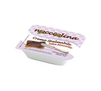 PZ 48 crème sétale à la noisette Prairie Gr 18 Nuts Cream Single Portion for breakfast Mono partie en bac première petit-déjeuner Hotel nocciolino