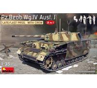 Pz.beob.wg.iv Ausf. J Late / Last Prod. 2 IN 1 Réservoir W / Crew 1:3 5