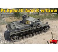 Pz.Kpfw.3 Ausf.B Tank Avec Équipage 1:35 Kit De Modèle En Plastique MINIART