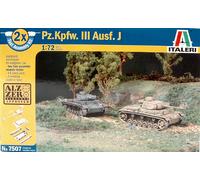 Pz. Kpfw. III Ausf. J Kit De Maquette Tank En Plastique 1:72 ITALERI