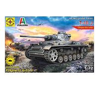 Pz.Kpfw.III Ausf.J KwK 39L/60 Char allemand Maquette militaire Échelle 1:72 Réservoir Panzer 3 WW2 Notice de montage en russe