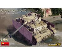Pz.kpfw.iv Ausf. H Vomag. Montantes Prod. Juillet 1943. Intérieur Kit Tank 1:3