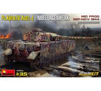 Pz.kpfw.iv Ausf. J Nibelungenwerk Montantes Prod. Intérieur Kit Réservoir 1:3 5