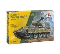Pz. Kpfw. V PANTHER Ausf. A German Heavy Tank - ITALERI PLASTIC KIT 1/72