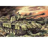 Pz.kpfw.v Panther Ausf.d ICM Kit Modèle Plastique 1:35 Char Allemand WW2