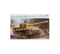 Trumpeter Kit de maquette Pz.Kpfw.VI Ausf. E Tiger I TRU09540 – Plastique Zimmerit, Multicolore