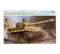 Trumpeter Kit de maquette Pz.Kpfw.VI Ausf. E Tiger I TRU09540 – Plastique Zimmerit, Multicolore