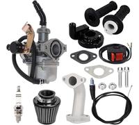 PZ19 Carburetor Kit for for 50cc 70cc 80cc 90cc 110cc 125cc ATV Dirt Pit Bike, , Ideal for TaoTao CRF, Chinese 4 Stroke, ATV Go Kart Pit Dirt Bike (non-bracket)(Bracket)
