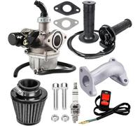 PZ19 Carburetor Kit for for 50cc 70cc 80cc 90cc 110cc 125cc ATV Dirt Pit Bike, , Ideal for TaoTao CRF, Chinese 4 Stroke, ATV Go Kart Pit Dirt Bike (non-bracket)(Non-bracket)