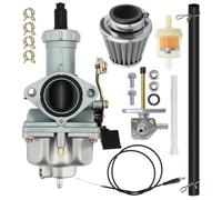 PZ27 Carburetor Fit for 4 Stroke 125cc 150cc 200cc 250cc ATV 27mm Carb for Sportrax TRX250EX 2001-2005 ATC200M ATC200E ATC200ES TRX200SX TRX200D with Fuel Petcock Valve