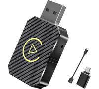 PZCC Adaptateur CarPlay sans Fil pour iphone, Adaptateur USB Convertir Filaire en sans Fil, Plug and Play CarPlay Type-c Dongle, pour iOS 10+ et Voitures avec Car Play (Argent)