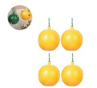 PZCC Boule Anti-Mouches Suspendue, 360°Piège à Insectes, Piège à Mouches des Fruits Collant, ÉTanche, Protection Solaire, Convient pour Jardin, Verger, Plantes, Fleurs
