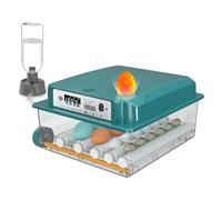 PZCC Couveuse Automatique 16 Œufs, Retournement Automatique, avec Contrôle de La Température et de L'humidité, Instrument de Mirage des Œufs Intégré, pour Œufs, Canard (Vert)