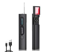 PZCC Detecteur de Petite Camera Espion sans Fil, Traceur GPS Voiture et Micro Espion de Detecteur, Détecteur de Dispositifs Espions Cachés, pour Salles de Conférence, Voitures, Hôtels (Noir)