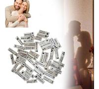 PZCC Jeu de Tour de Blocs Coquins 48 pièces, Français, Blocs Empilables de Tour pour Couples, Jeu D'empilage de Plateau en Bois pour Rendez-Vous Nocturne (FR)