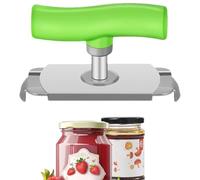 PZCC Ouvre Bocal Multifonctionnel, Ouvre Bocal Sans Effort avec Pince pour Bol, Ouvre-Bouteilles Manuels en Verre, Ustensiles Cuisine, pour Personnes Ágées Enfants Femmes Mains Faibles (Vert)