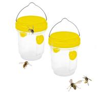 PZCC Piege Frelon Asiatique,Piege A Guepes Et Frelons Exterieur À Suspendre,Kit Piege A Frelon pour Bouteille Plastique Interieur, Piege Moustique, Mouche, Moucheron (2pc)