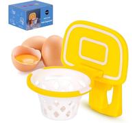 PZCC Séparateur de ProtéInes de Jaune D'œuf,Support de Basket-Ball, Séparateur D'œufs Crus, Gadgets de Cuisine en Plastique, Adapté à La Cuisine, à La Boulangerie, Au Camping, Cuisson (Jaune)