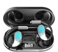 PZCC Traduction Vocale Instantanée, Écouteur Traducteur Instantané, Casque Bluetooth à Crochet D'oreille, Prend en Charge 144 Langues, Traduction Linguistique pour Voyages et Affaires (Noir)