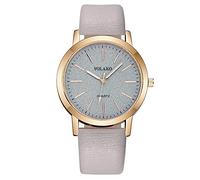 PZCHTIC YOLAKO Montre analogique en cuir pour femme Style décontracté, C, One Size