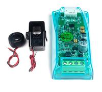 PZEM 004T 4.0 wattmètre monophasé Kwh mètre TTL Modbus-RTU 220V 32A/63A/100A électricité Volt Amp fréquence compteur d'énergie 100A coil CT