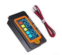 PZEM009 Testeur de batterie numérique et voltmètre DC 8100 V avec écran LCD pour une mesure fiable dans diverses conditions (orange)