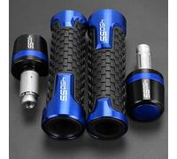 PZGRHWRWD 7/8" 22MM Guidon POUR CFMOTO 450SR 450 SR/SS 450SS 2022 2023 2024 450NK Poignée de Moto Embout de Guidon 450SR(A blue blue set)