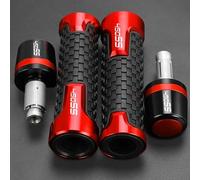 PZGRHWRWD 7/8" 22MM Guidon POUR CFMOTO 450SR 450 SR/SS 450SS 2022 2023 2024 450NK Poignée de Moto Embout de Guidon 450SR(A red red set)