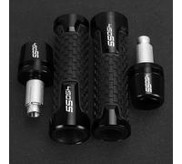 PZGRHWRWD 7/8" 22MM Guidon POUR CFMOTO 450SR 450 SR/SS 450SS 2022 2023 2024 450NK Poignée de Moto Embout de Guidon 450SR(B black black set)