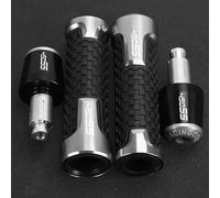 PZGRHWRWD 7/8" 22MM Guidon POUR CFMOTO 450SR 450 SR/SS 450SS 2022 2023 2024 450NK Poignée de Moto Embout de Guidon 450SR(B sliver sliver set)