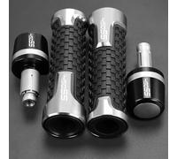 PZGRHWRWD 7/8" 22MM Guidon POUR CFMOTO 450SR 450 SR/SS 450SS 2022 2023 2024 450NK Poignée de Moto Embout de Guidon 450SR(A sliver sliver set)