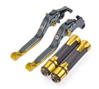 PZGRHWRWD Accessoires de moto Leviers de frein et d'embrayage réglables Poignée de guidon POUR KAWASAKI Z1000SX POUR NINJA1000 TOURER 2011-2016 2013 2014(Gold 3)