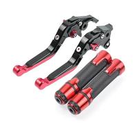 PZGRHWRWD Accessoires de moto Leviers de frein et d'embrayage réglables Poignée de guidon POUR KAWASAKI Z1000SX POUR NINJA1000 TOURER 2011-2016 2013 2014(Red 3)