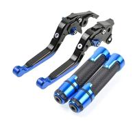 PZGRHWRWD Accessoires de moto Leviers de frein et d'embrayage réglables Poignée de guidon POUR KAWASAKI Z1000SX POUR NINJA1000 TOURER 2011-2016 2013 2014(Blue 1)