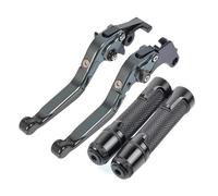 PZGRHWRWD Accessoires de moto Leviers de frein et d'embrayage réglables Poignée de guidon POUR KAWASAKI Z1000SX POUR NINJA1000 TOURER 2011-2016 2013 2014(Black 2)