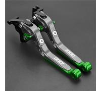 PZGRHWRWD Leviers de frein et d'embrayage pour moto, poignées de guidon, embouts pour Kawasaki, pour NINJA1000 Tourer, pour NINJA 1000 Z000 2011 2012 2013 2014 2015 2016(Green 6)