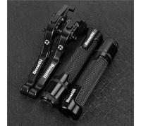 PZGRHWRWD Pour Benelli BN 125 BN 150 Tnt 150i BN125 Accessoires de moto Levier de frein d'embrayage réglable en aluminium CNC Extrémités des poignées de guidon(Black)