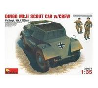 MiniArt Maquette blindée Dingo Mkii (Pz.Kpfw Mk 1 202) avec équipage 1:35 35074