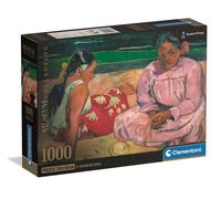 Clementoni Puzzle pour adultes 1000 pièces Museum Femmes de Tahiti Compact Box Fabriqué en Italie