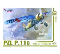 Pzl P.11c Mit Bomben, Resin- Und Fotoätzteilen- 1:48e - Mirage Hobby G