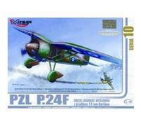 Pzl P.24 F Der Griechischen Luftwaffe Mit Resin- Und Fotoätzteilen- 1:48e - Mirage Hobby G