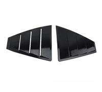 PZLAFC Cache de volet de Lunette arrière, persiennes de Custode, Garniture de Grille d'aération latérale Compatible avec Hyundai Elantra 2017-2019(Glossy Black)