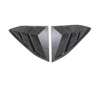 PZLAFC Compatible avec Chevrolet Corvette C8 Coupé 2020-2024 : Garniture de volet de Lunette arrière et de persienne latérale.(Carbon Fiber Look)