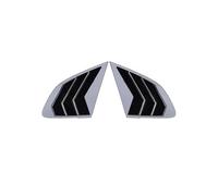 PZLAFC Compatible avec Geely Zeekr 001 2021-2023 : aileron arrière, aileron de vitre latérale Triangulaire, Garniture de Panneau Pare-Soleil(Black Style)