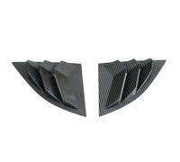 PZLAFC Compatible avec Toyota Supra A90 A91 2019-2025 : Cache-volet de Lunette arrière, Garniture d'aération latérale et Cache-Pare-Brise(Carbon Look)