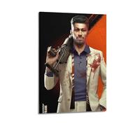 PZLWEFUN Poster Deathloop sur toile représentant un jeu vidéo Deathloop Frank - Poster décoratif sur toile moderne pour chambre à coucher - 50 x 75 cm