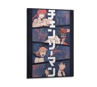 PZLWEFUN Poster décoratif sur toile avec inscription « Chainsaw Man Special Team » - Pour chambre à coucher - 20 x 30 cm